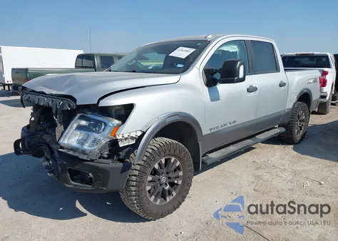 2018 Nissan Titan Pro-4X из США, поврежденный, VIN 1N6AA1E51JN551695